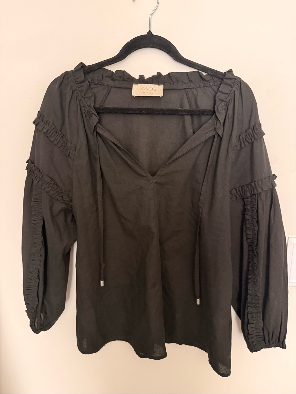 KAOS Jeans Top 100% luxury Italian